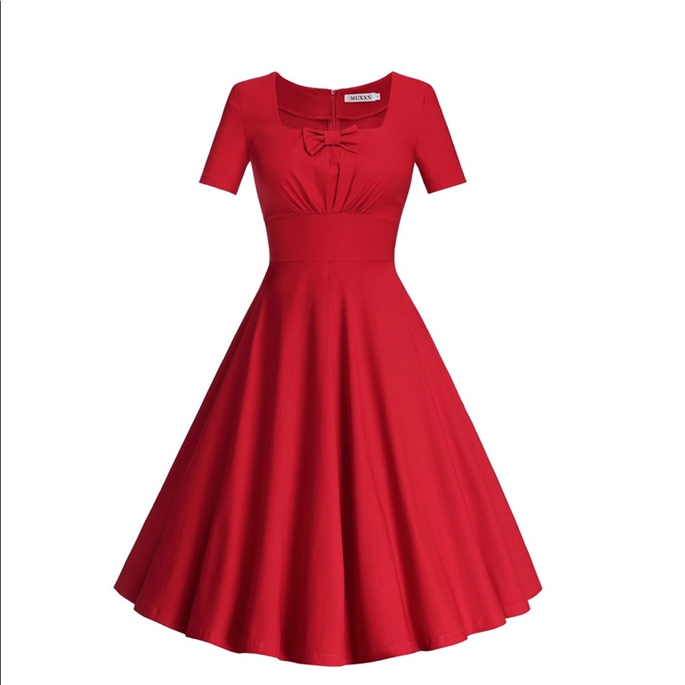 Women’s red 50’s / 60’s swing dress L / XL